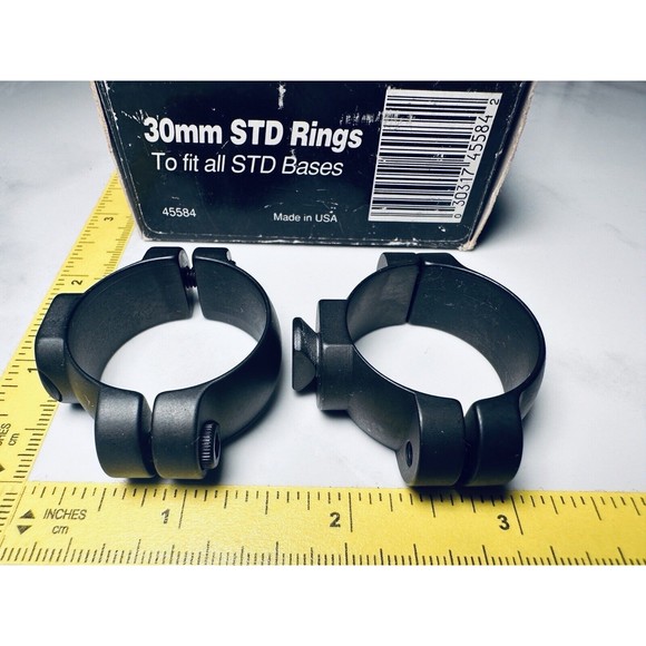 Vintage Leupold Mark 4 30MM STD Rings NOS # 45584 Scope Mounts Medium M Profile - Picture 2 of 5